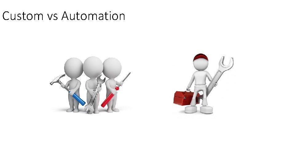 Custom vs Automation 