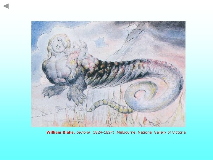 William Blake, Gerione (1824 -1827), Melbourne, National Gallery of Victoria 