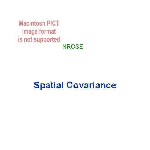 NRCSE Spatial Covariance 
