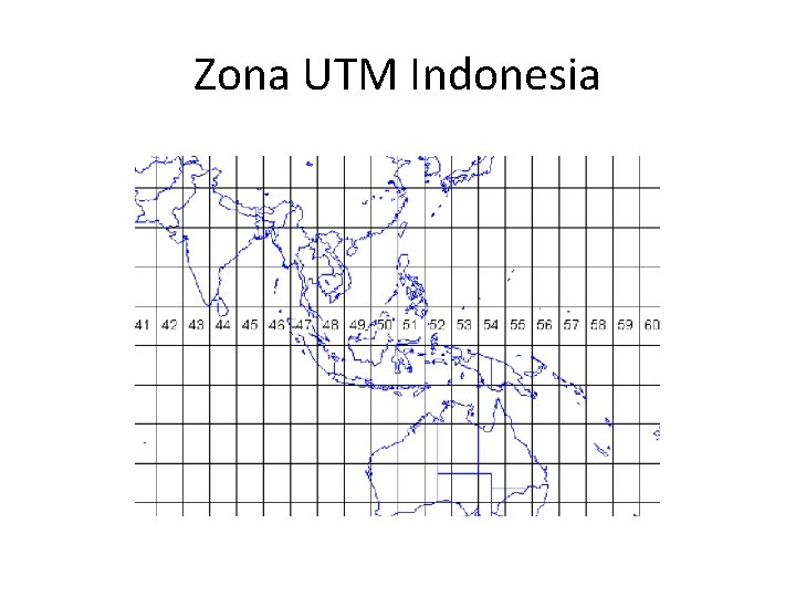 Zona UTM Indonesia 