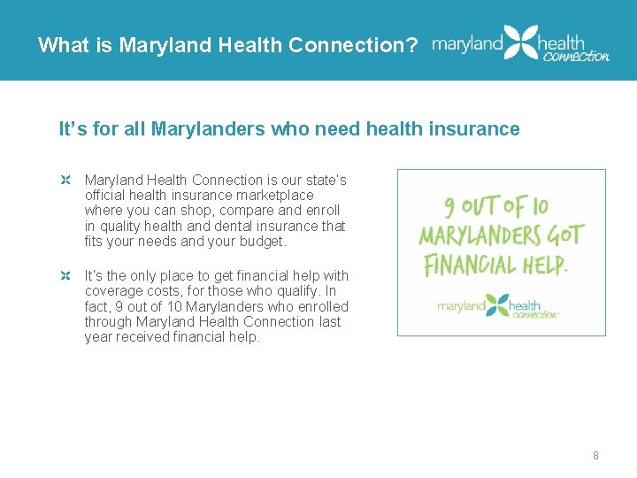 What is Maryland Health Connection? It’s for all Marylanders who need health insurance Maryland