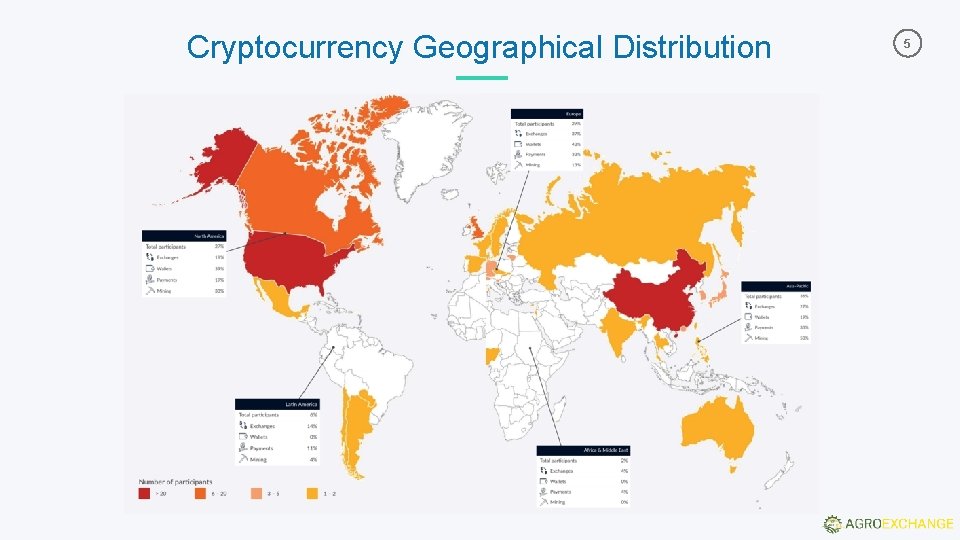 Cryptocurrency Geographical Distribution 5 Cryptocurrency Geographical Distribution 5
