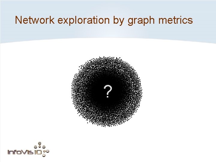 Network exploration by graph metrics ? 