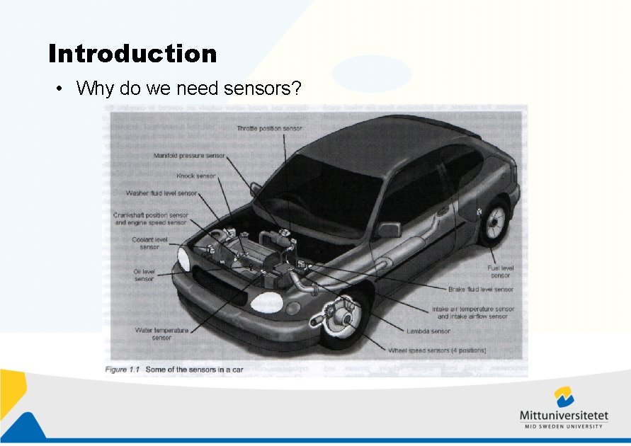 Introduction • Why do we need sensors? 