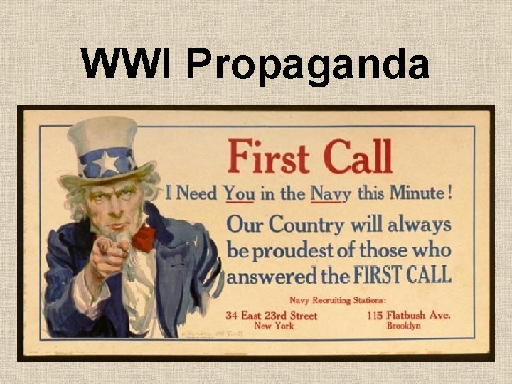WWI Propaganda 