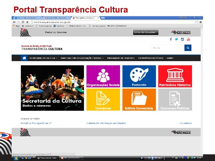 Portal Transparência Cultura 