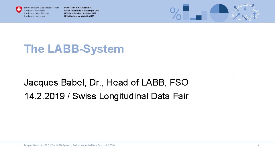 The LABB-System Jacques Babel, Dr. , Head of LABB, FSO 14. 2. 2019 /