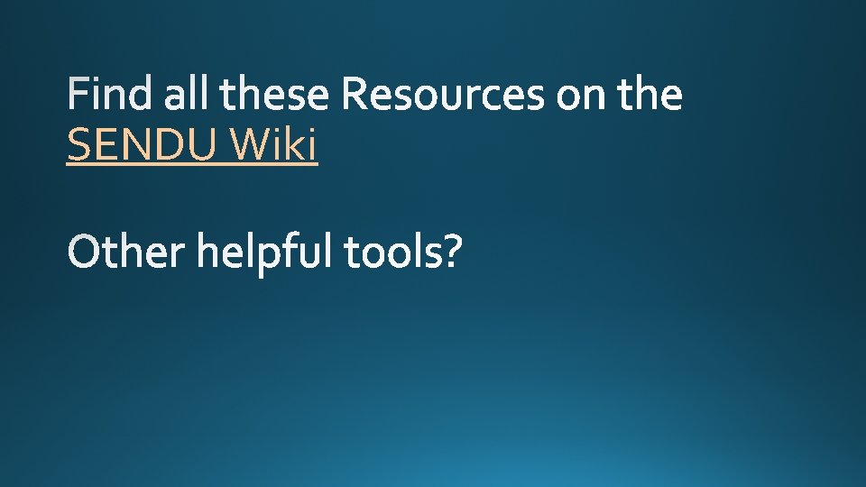 SENDU Wiki 