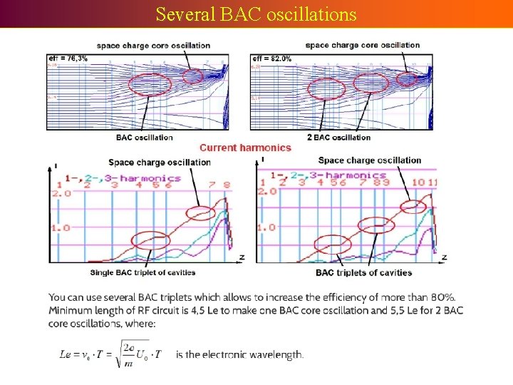 Several BAC oscillations Several BAC oscillations