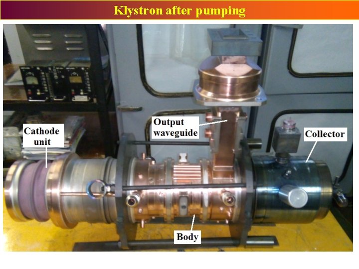 Klystron after pumping Space Charge De-bunching method Klystron after pumping Space Charge De-bunching method