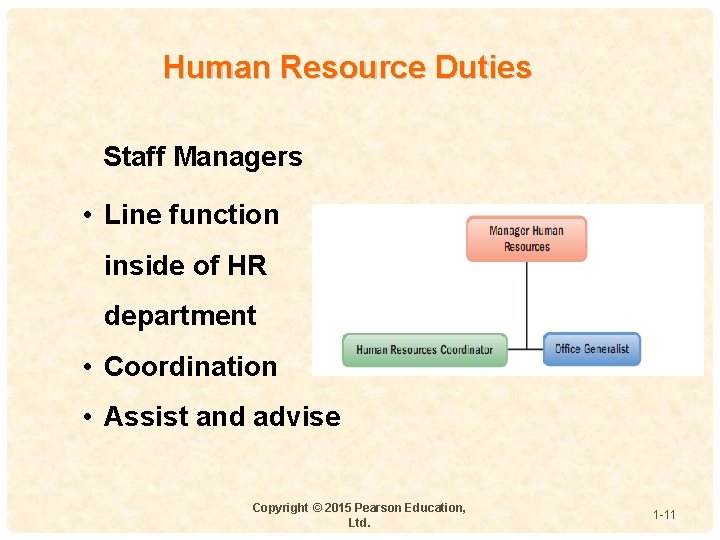 Line And Staff Responsibility Of Hrm Lecture 02 Class