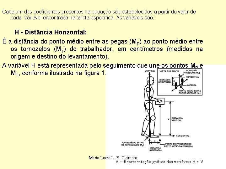 Cada um dos coeficientes presentes na equação são estabelecidos a partir do valor de