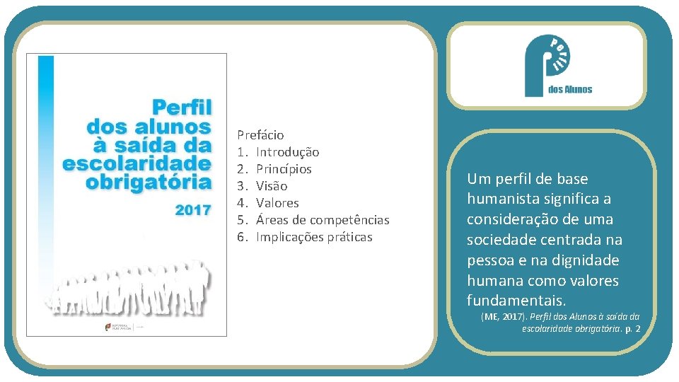 Prefácio 1. Introdução 2. Princípios 3. Visão 4. Valores 5. Áreas de competências 6.