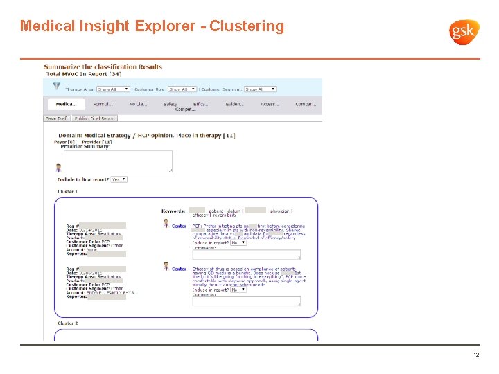 Medical Insight Explorer - Clustering 12 