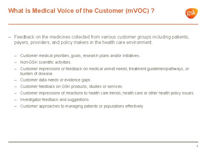 What is Medical Voice of the Customer (m. VOC) ? – Feedback on the