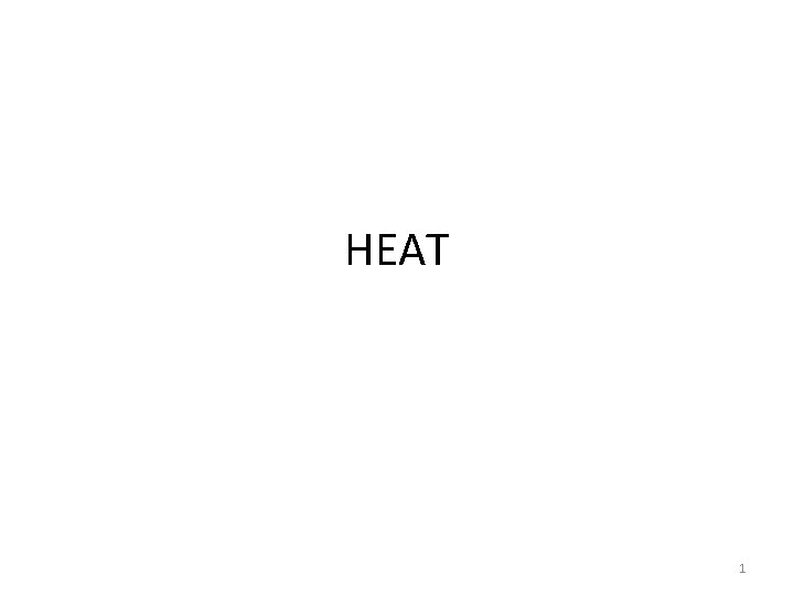 HEAT 1 