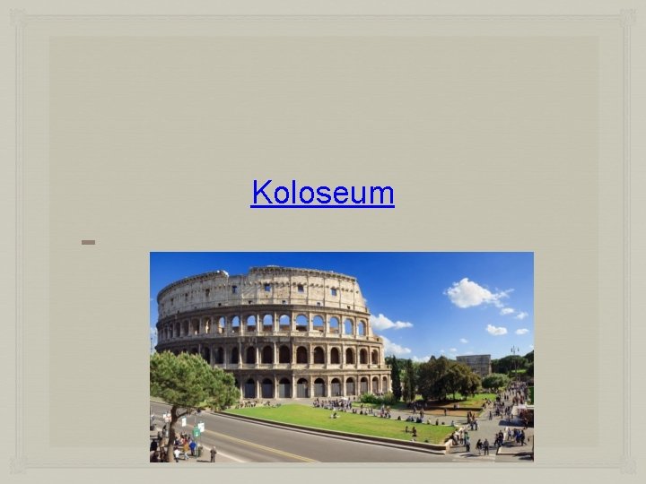 Koloseum 