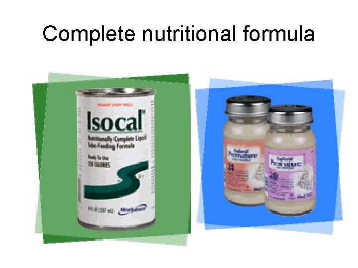 Complete nutritional formula 
