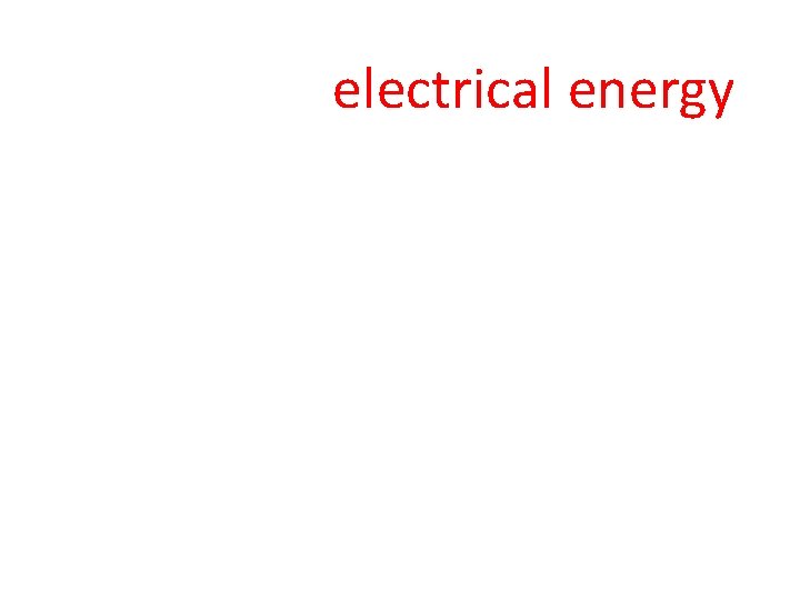 electrical energy 