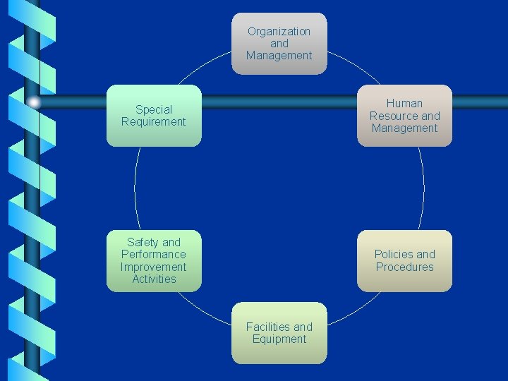 Organization and Management Special Requirement Human Resource and Management Safety and Performance Improvement Activities