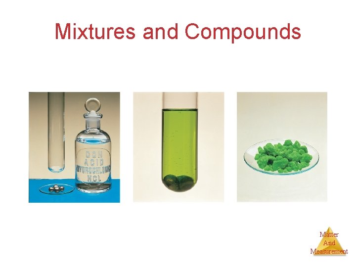 Mixtures and Compounds Matter And Measurement 