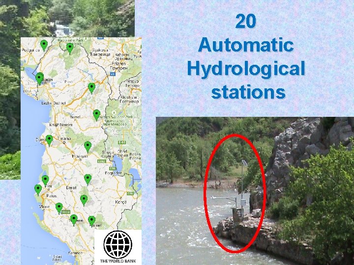 20 Automatic Hydrological stations 