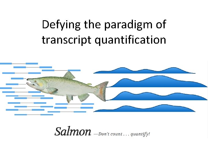 Defying the paradigm of transcript quantification 