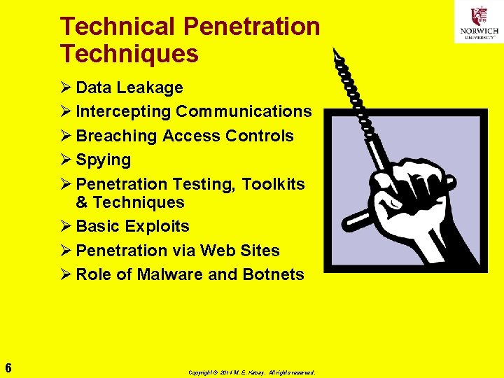 Technical Penetration Techniques Ø Data Leakage Ø Intercepting Communications Ø Breaching Access Controls Ø Technical Penetration Techniques Ø Data Leakage Ø Intercepting Communications Ø Breaching Access Controls Ø