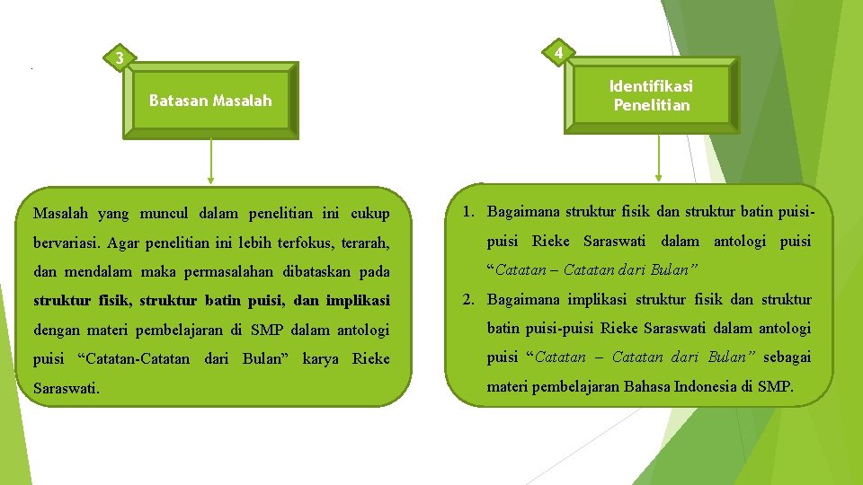 . 4 3 Batasan Masalah Identifikasi Penelitian Masalah yang muncul dalam penelitian ini cukup