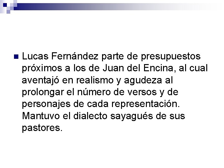 n Lucas Fernández parte de presupuestos próximos a los de Juan del Encina, al