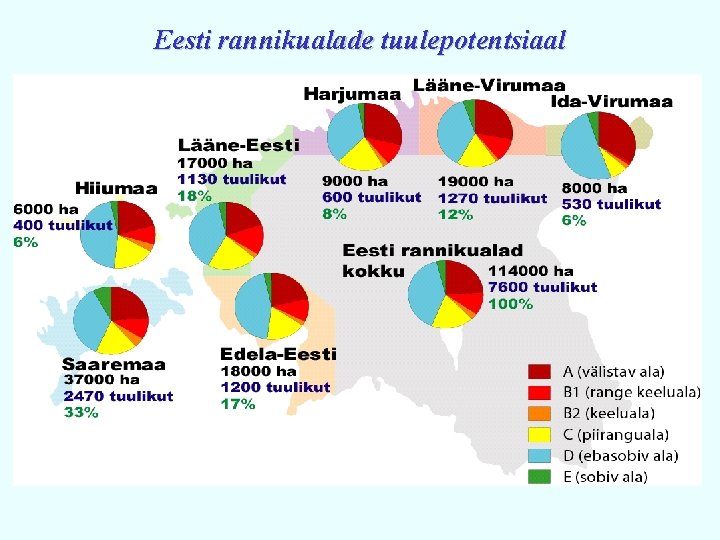 Eesti rannikualade tuulepotentsiaal 