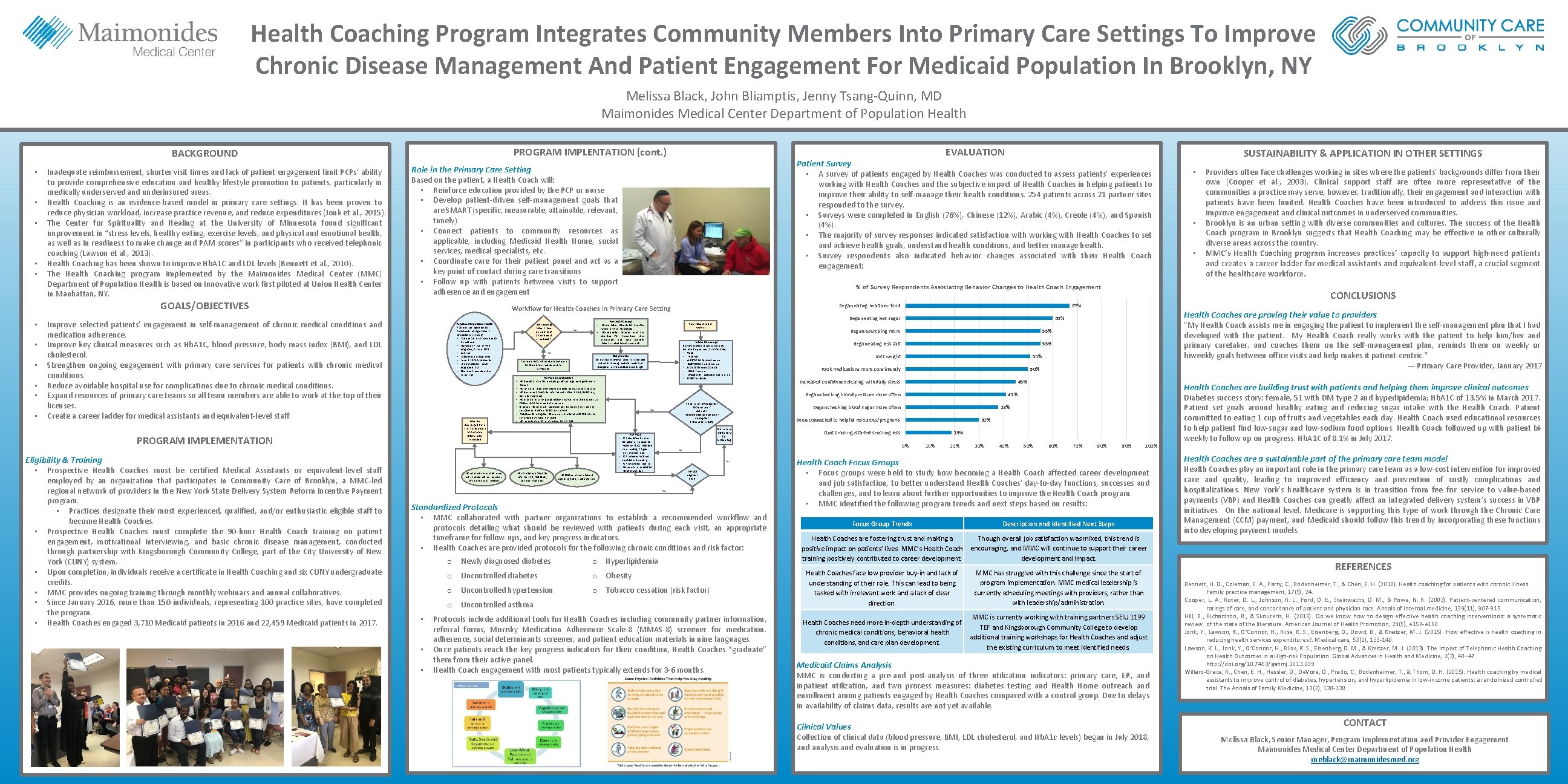 Health Coaching Program Integrates Community Members Into Primary Care Settings To Improve Chronic Disease