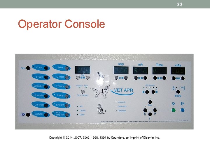 22 Operator Console 