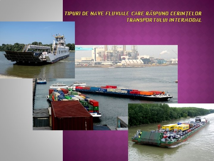 TIPURI DE NAVE FLUVIALE CARE RĂSPUND CERINŢELOR TRANSPORTULUI INTERMODAL 