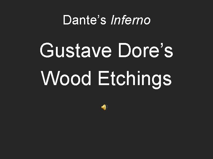 Dante’s Inferno Gustave Dore’s Wood Etchings 