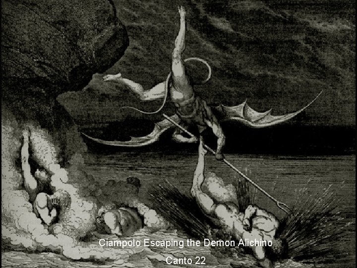 Ciampolo Escaping the Demon Alichino Canto 22 