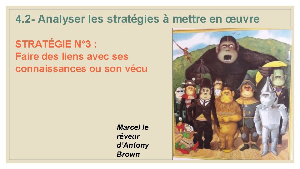 4. 2 - Analyser les stratégies à mettre en œuvre STRATÉGIE N° 3 : 4. 2 - Analyser les stratégies à mettre en œuvre STRATÉGIE N° 3 :