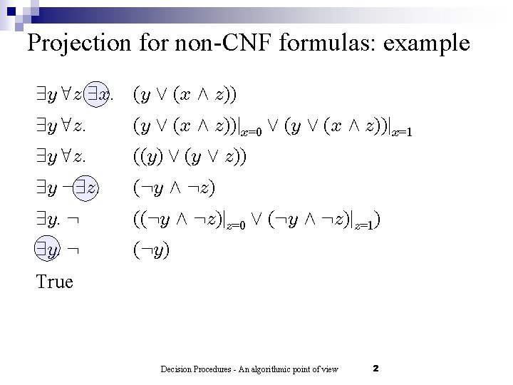 Prenex Normal Form Pnf 1 Eliminate And Transform