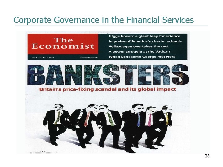 Corporate Governance in the Financial Services 33 