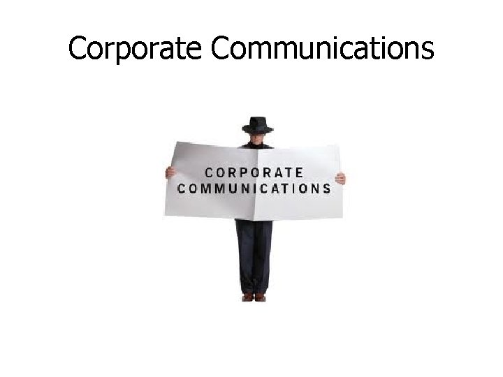 Corporate Communications 