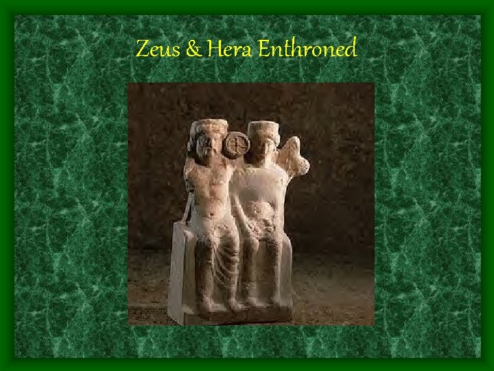 Zeus & Hera Enthroned 