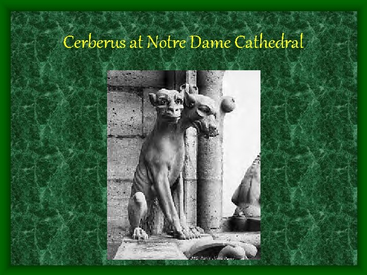 Cerberus at Notre Dame Cathedral 