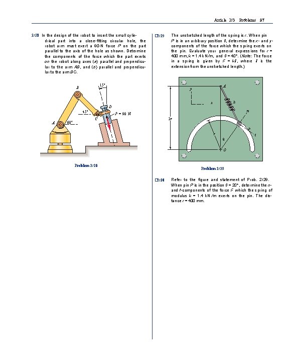 Article 2/3 Problems 37 2/28 In the design of the robot to insert the Article 2/3 Problems 37 2/28 In the design of the robot to insert the