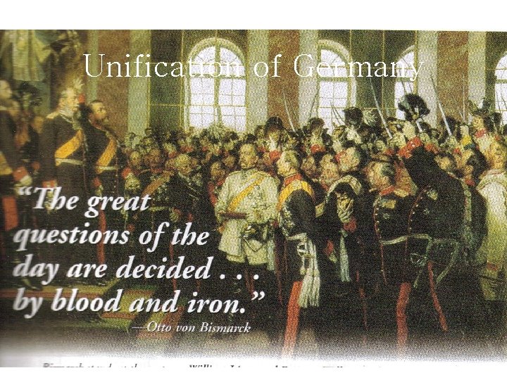 Unification of Germany 