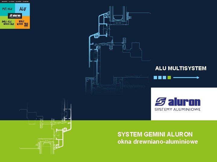 ALU MULTISYSTEM GEMINI ALURON okna drewniano-aluminiowe 