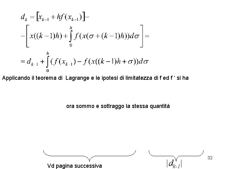 Applicando il teorema di Lagrange e le ipotesi di limitatezza di f ed f