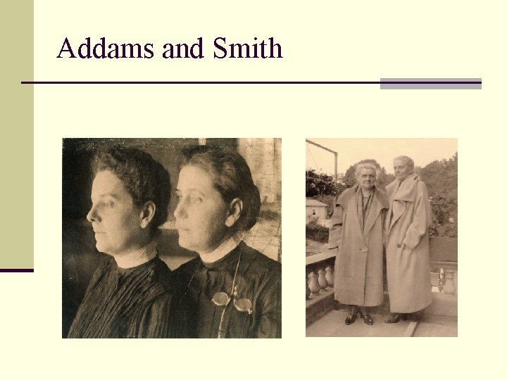 Addams and Smith 