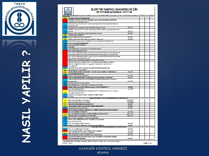 NASIL YAPILIR ? ASANSÖR KONTROL MERKEZİ ADANA 