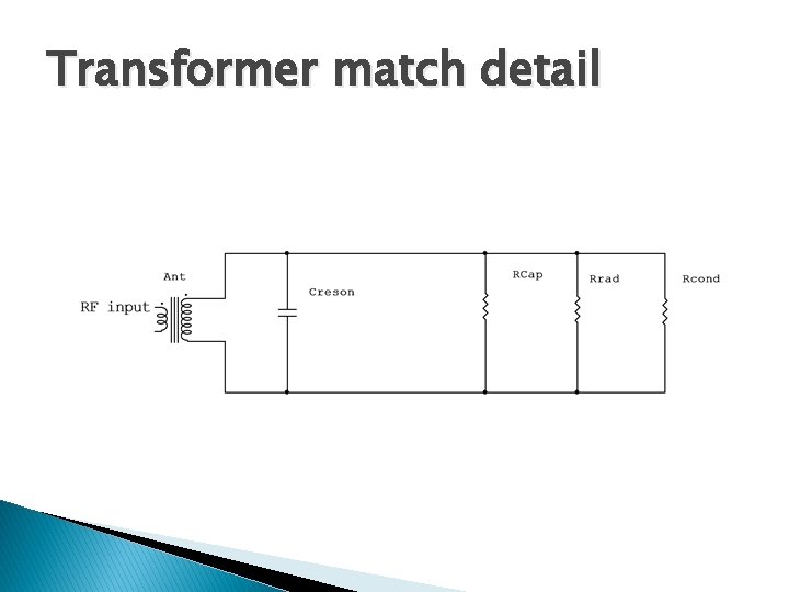 Transformer match detail 
