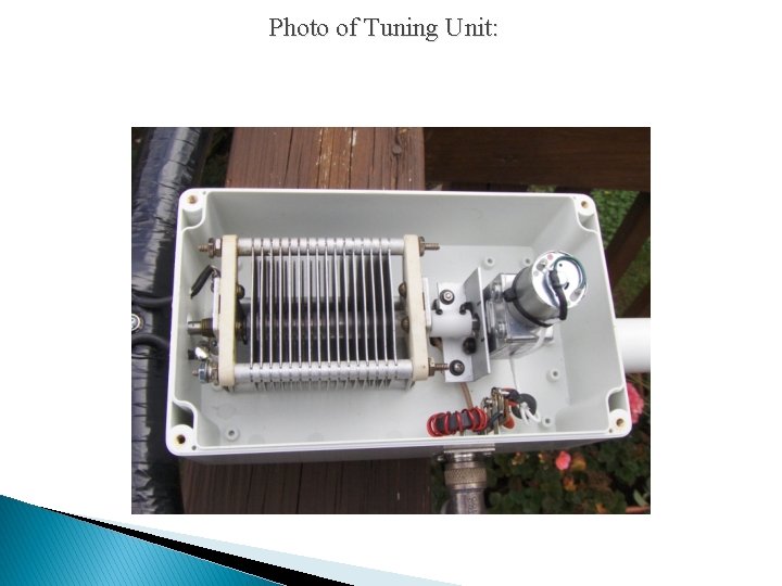 Photo of Tuning Unit: 